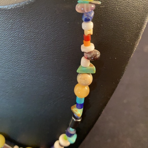 Santa Domingo multi stone necklace and earrings - Picture 4 of 5